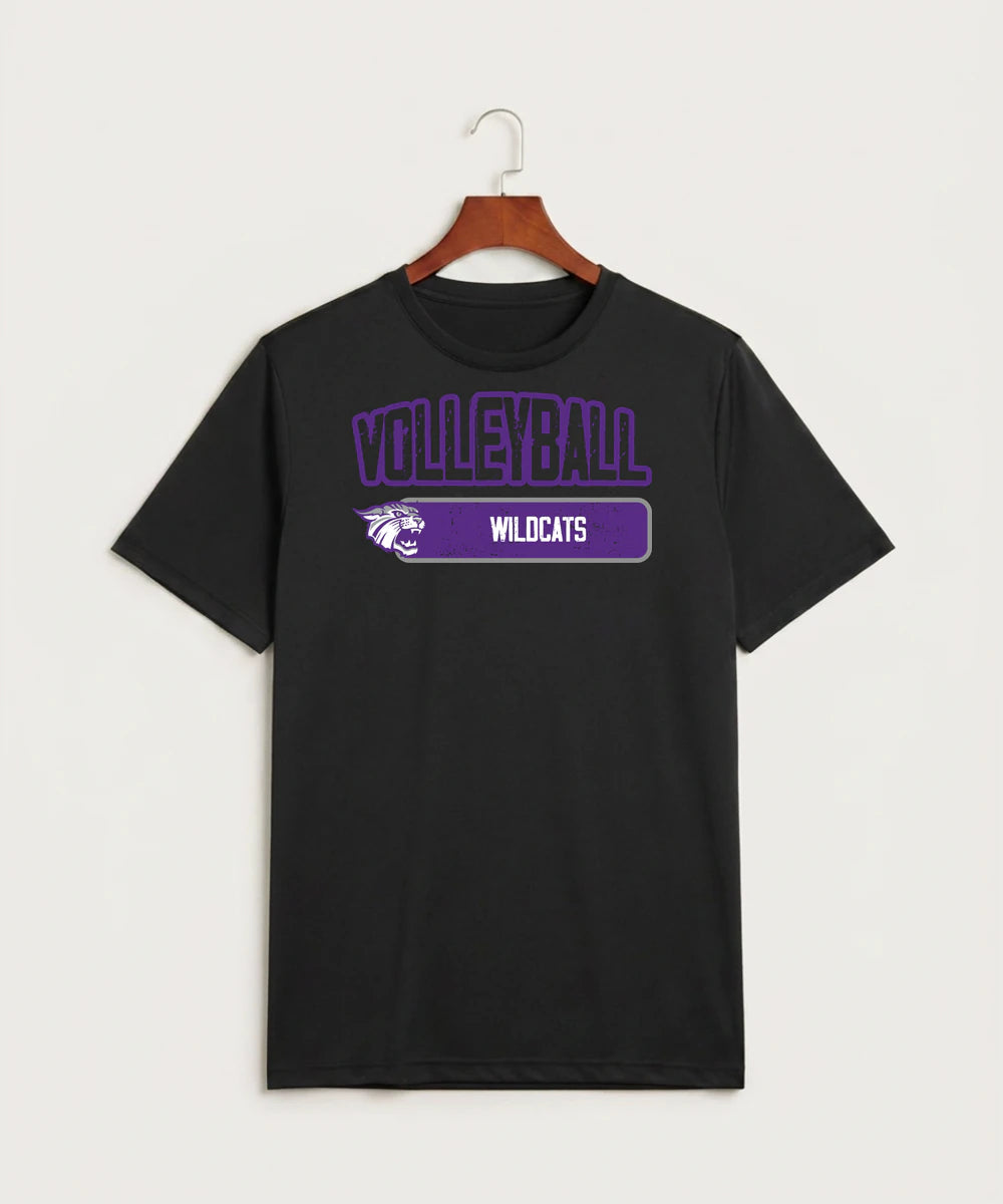 Goodhue High School Volleyball (Girls) - Black Sport-Tek PosiCharge Competitor Tee. ST350