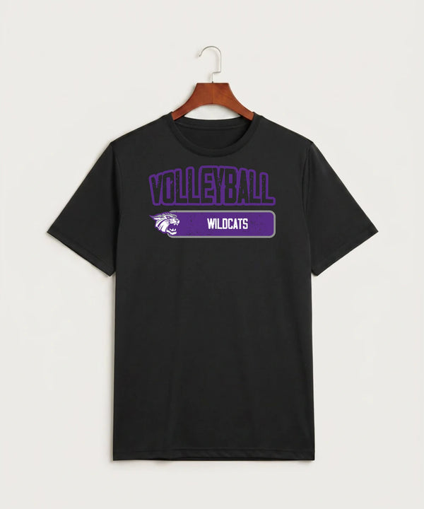 Goodhue High School Volleyball (Girls) - Black Sport-Tek PosiCharge Competitor Tee. ST350