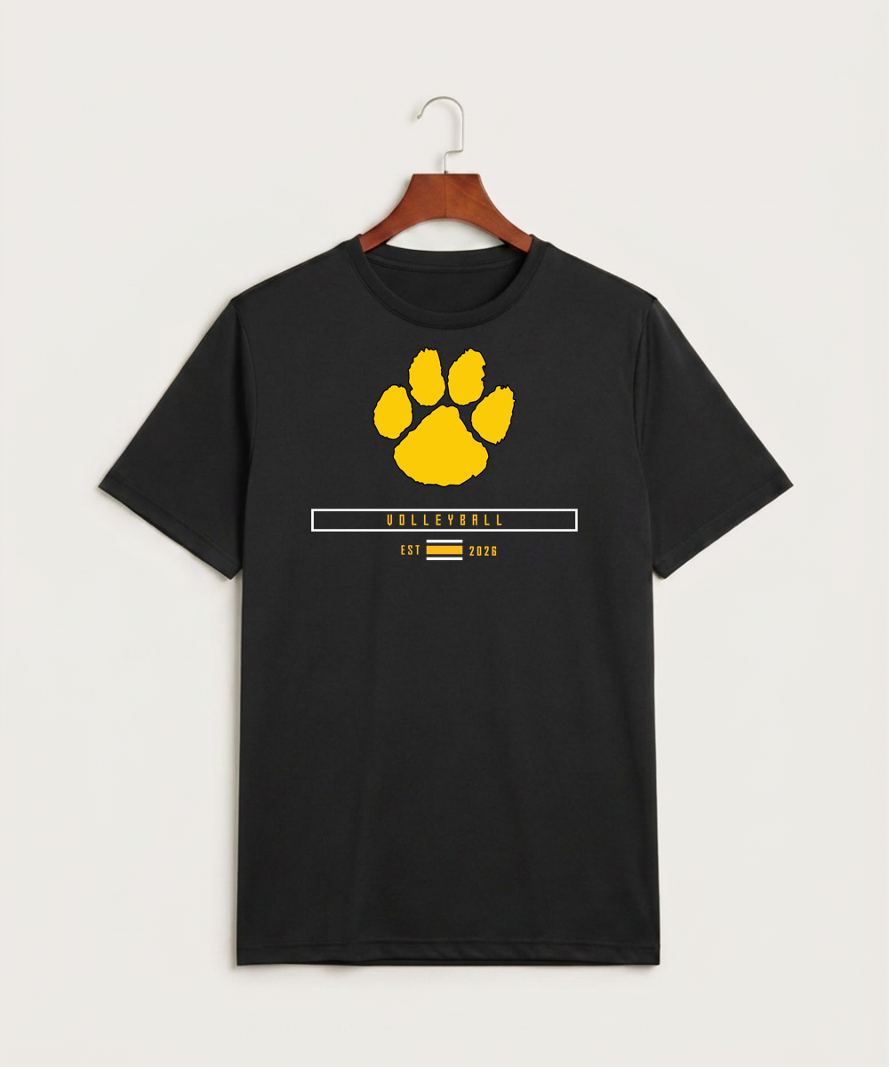 Plainview Elgin Millville H S Volleyball (Girls) - Black Sport-Tek PosiCharge Competitor Tee. ST350