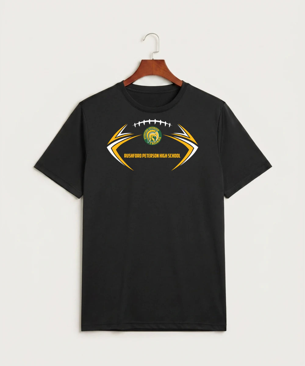 Rushford Peterson High School Football (Boys) - Black Sport-Tek PosiCharge Competitor Tee. ST350
