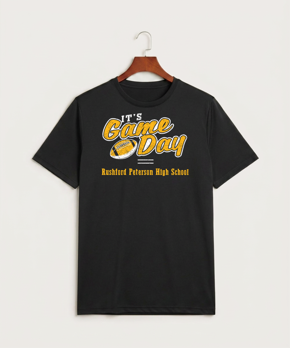 Rushford Peterson High School Football (Boys) - Black Sport-Tek PosiCharge Competitor Tee. ST350