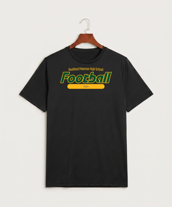 Rushford Peterson High School Football (Boys) - Black Sport-Tek PosiCharge Competitor Tee. ST350