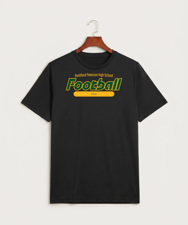 Rushford Peterson High School Football (Boys) - Black Sport-Tek PosiCharge Competitor Tee. ST350
