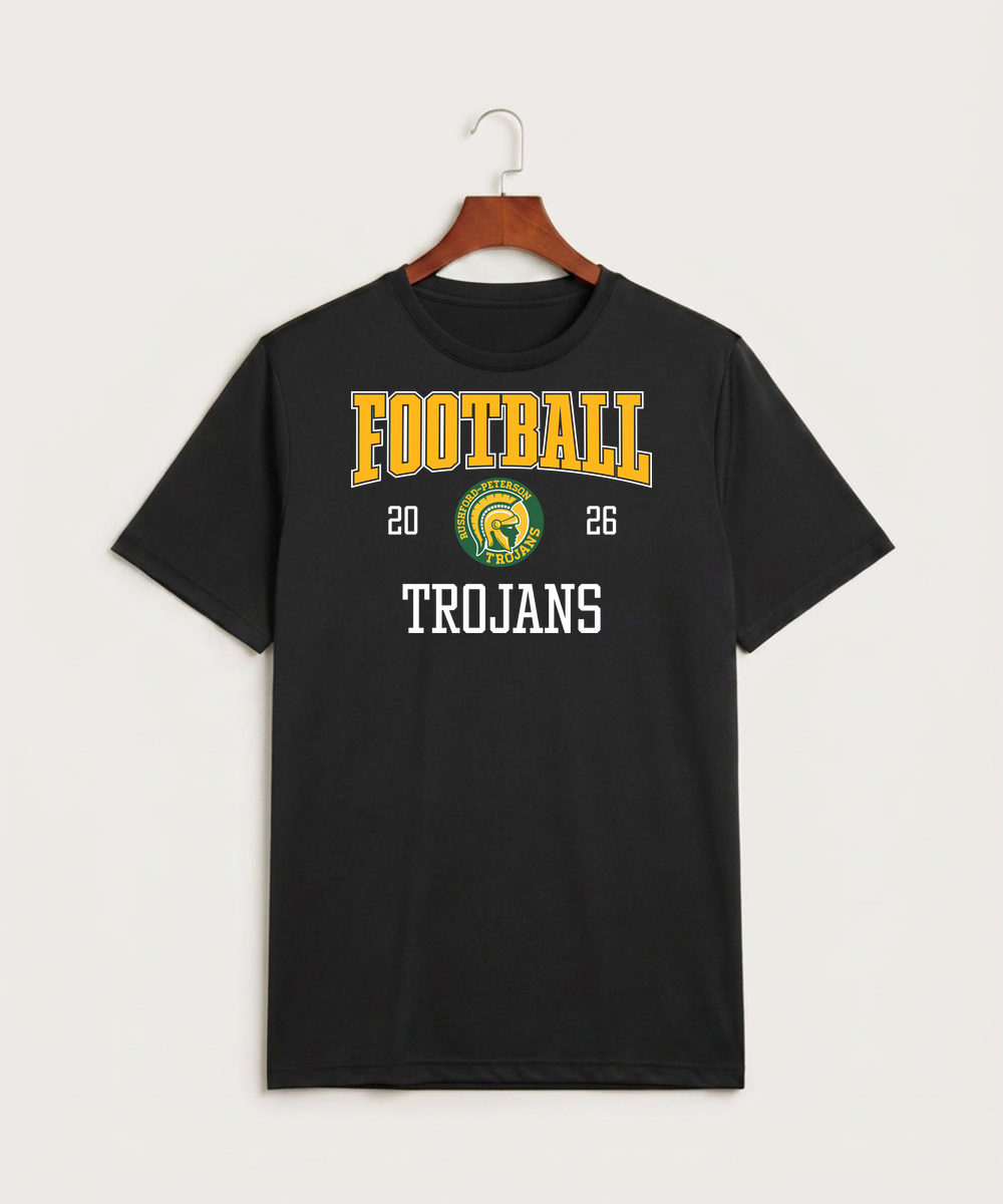 Rushford Peterson High School Football (Boys) - Black Sport-Tek PosiCharge Competitor Tee. ST350