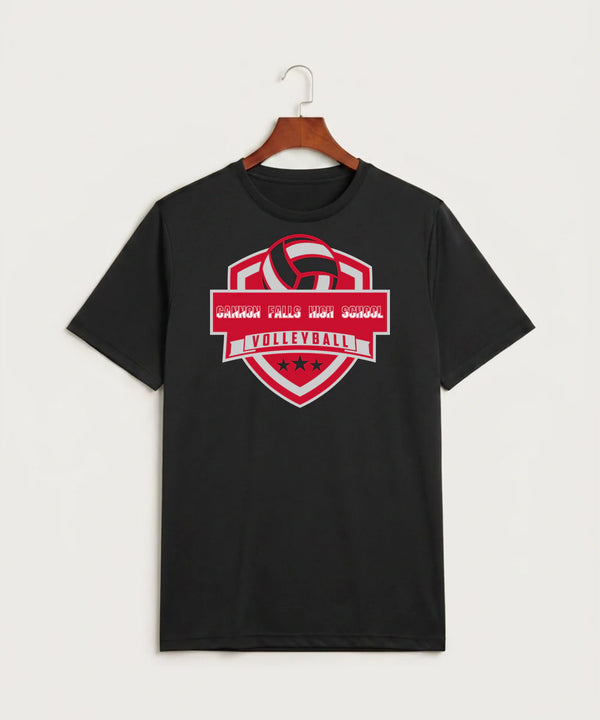 Cannon Falls High School Volleyball (Girls) - Black Sport-Tek PosiCharge Competitor Tee. ST350
