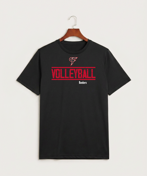 Cannon Falls High School Volleyball (Girls) - Black Sport-Tek PosiCharge Competitor Tee. ST350