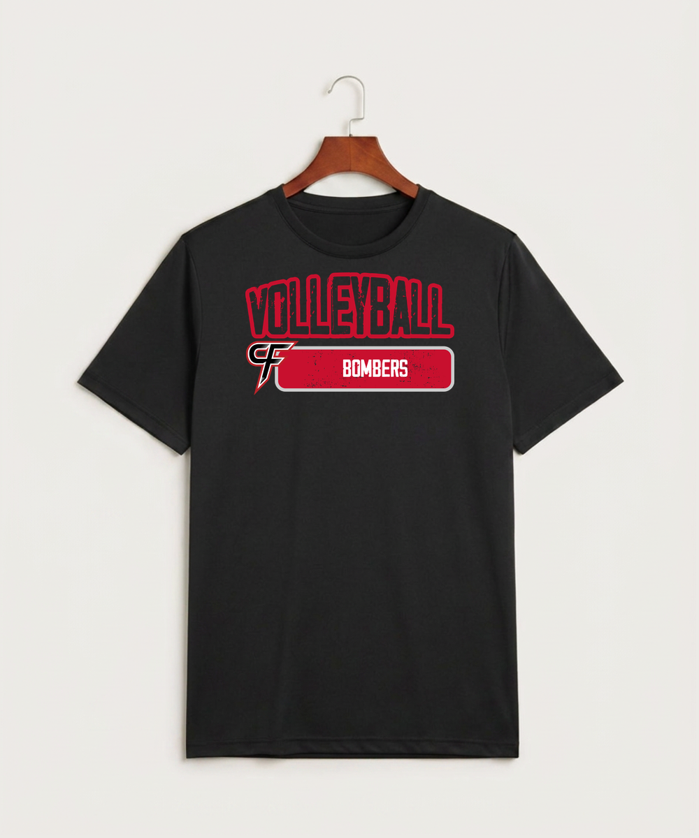 Cannon Falls High School Volleyball (Girls) - Black Sport-Tek PosiCharge Competitor Tee. ST350