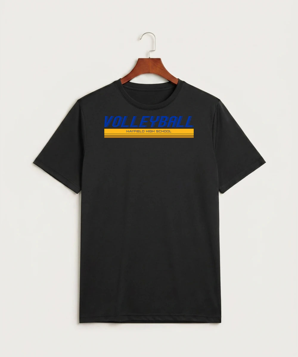 Hayfield High School Volleyball (Girls) - Black Sport-Tek PosiCharge Competitor Tee. ST350