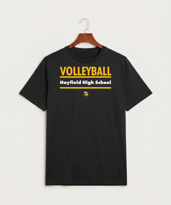 Hayfield High School Volleyball (Girls) - Black Sport-Tek PosiCharge Competitor Tee. ST350