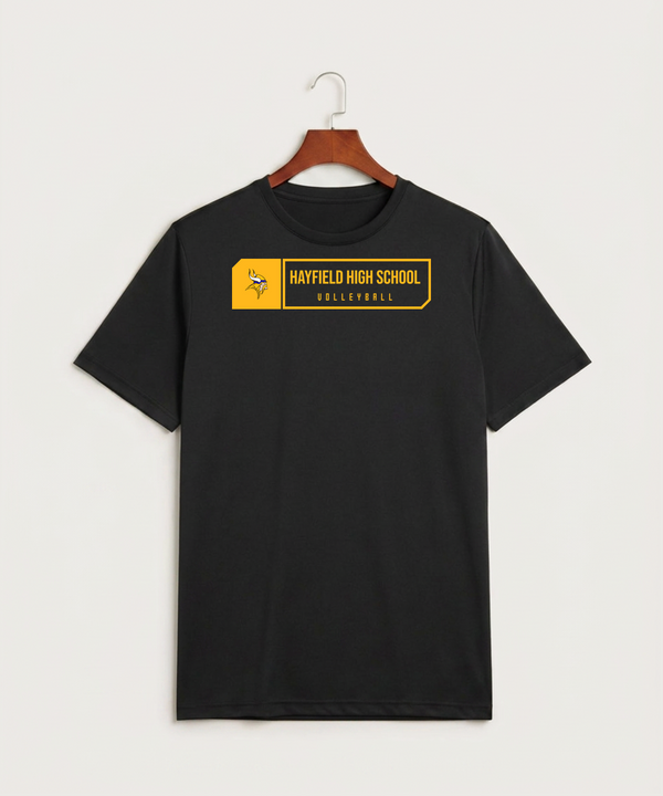 Hayfield High School Volleyball (Girls) - Black Sport-Tek PosiCharge Competitor Tee. ST350