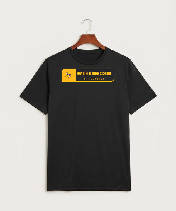 Hayfield High School Volleyball (Girls) - Black Sport-Tek PosiCharge Competitor Tee. ST350