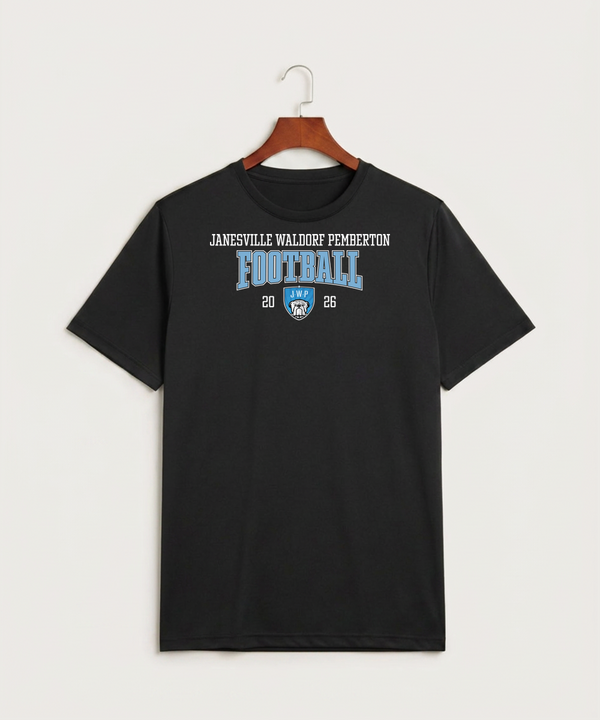 Janesville Waldorf Pemberton Football (Boys) - Black Sport-Tek PosiCharge Competitor Tee. ST350