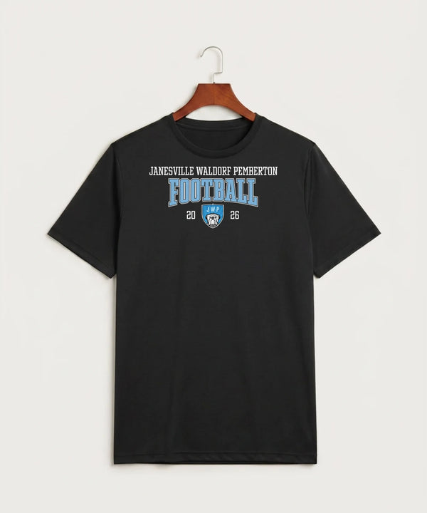 Janesville Waldorf Pemberton Football (Boys) - Black Sport-Tek PosiCharge Competitor Tee. ST350