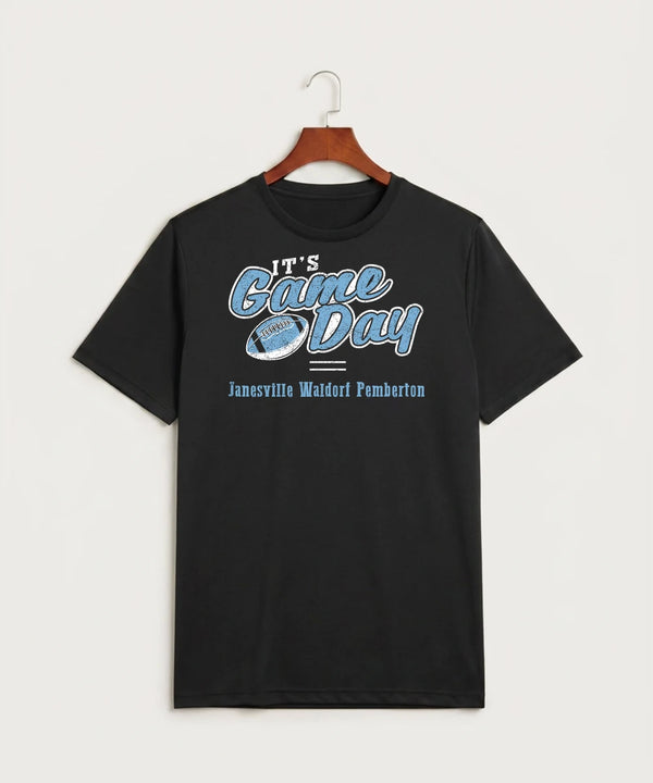 Janesville Waldorf Pemberton Football (Boys) - Black Sport-Tek PosiCharge Competitor Tee. ST350
