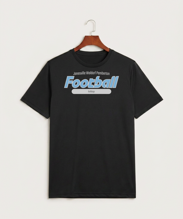 Janesville Waldorf Pemberton Football (Boys) - Black Sport-Tek PosiCharge Competitor Tee. ST350