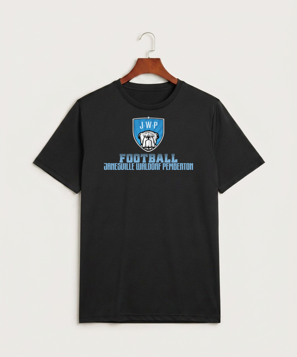 Janesville Waldorf Pemberton Football (Boys) - Black Sport-Tek PosiCharge Competitor Tee. ST350