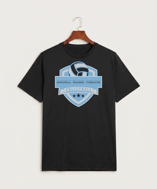 Janesville Waldorf Pemberton Volleyball (Girls) - Black Sport-Tek PosiCharge Competitor Tee. ST350