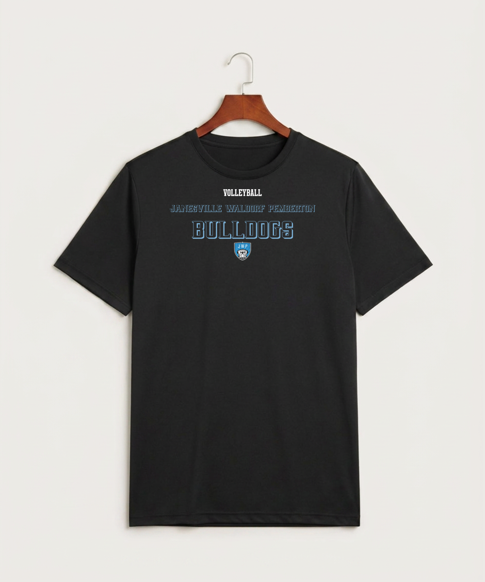 Janesville Waldorf Pemberton Volleyball (Girls) - Black Sport-Tek PosiCharge Competitor Tee. ST350