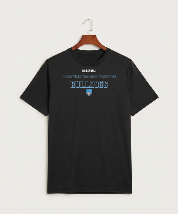 Janesville Waldorf Pemberton Volleyball (Girls) - Black Sport-Tek PosiCharge Competitor Tee. ST350