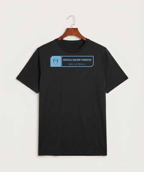 Janesville Waldorf Pemberton Volleyball (Girls) - Black Sport-Tek PosiCharge Competitor Tee. ST350
