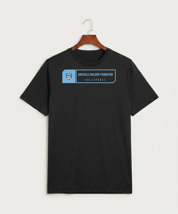 Janesville Waldorf Pemberton Volleyball (Girls) - Black Sport-Tek PosiCharge Competitor Tee. ST350