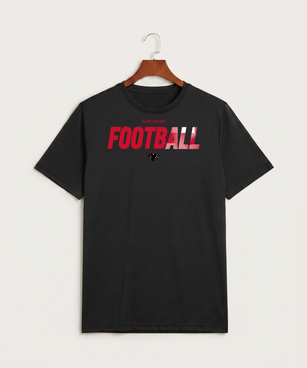 Nrheg Panthers High School Football (Boys) - Black Sport-Tek PosiCharge Competitor Tee. ST350