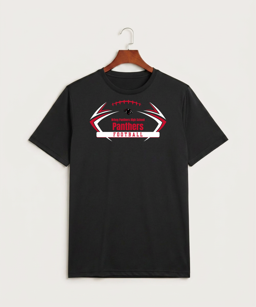Nrheg Panthers High School Football (Boys) - Black Sport-Tek PosiCharge Competitor Tee. ST350