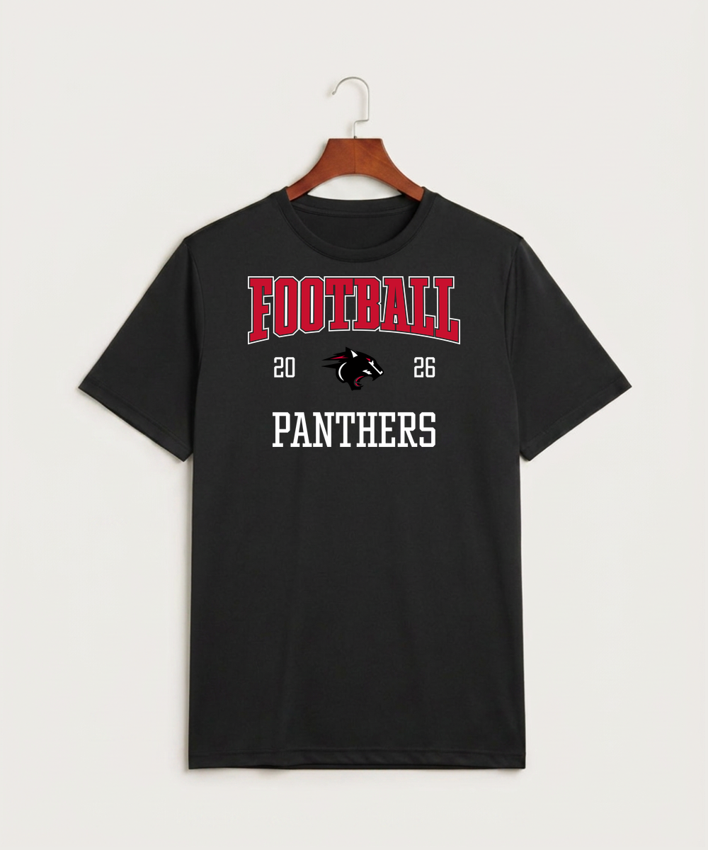 Nrheg Panthers High School Football (Boys) - Black Sport-Tek PosiCharge Competitor Tee. ST350