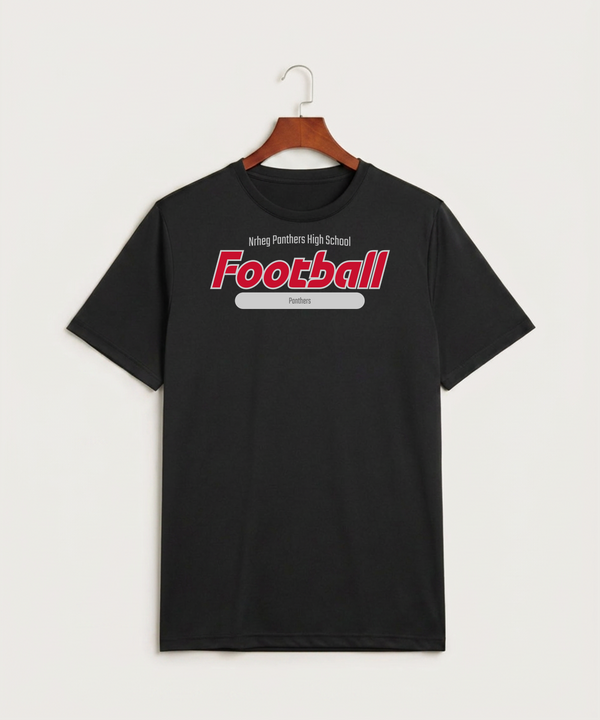 Nrheg Panthers High School Football (Boys) - Black Sport-Tek PosiCharge Competitor Tee. ST350