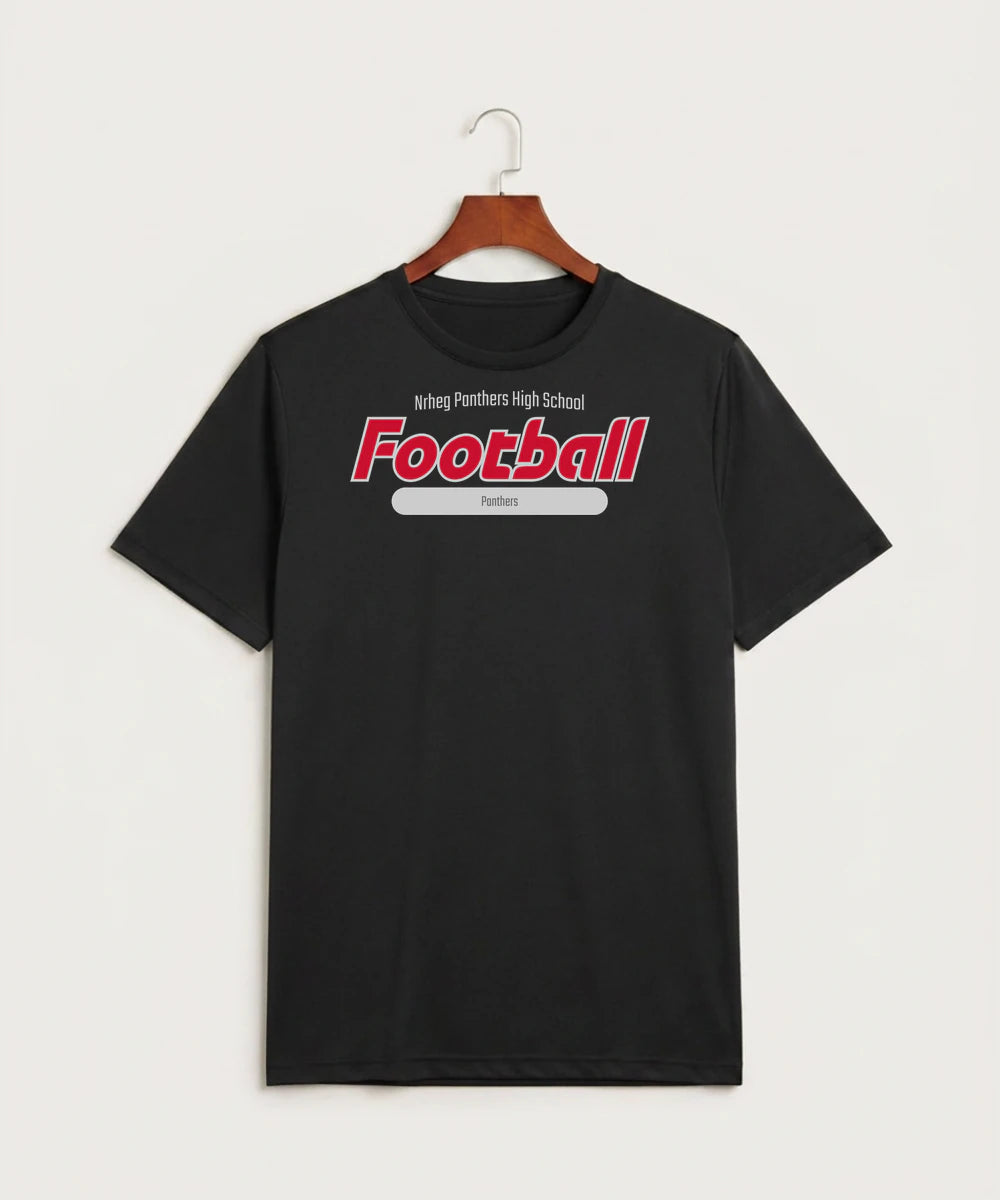 Nrheg Panthers High School Football (Boys) - Black Sport-Tek PosiCharge Competitor Tee. ST350