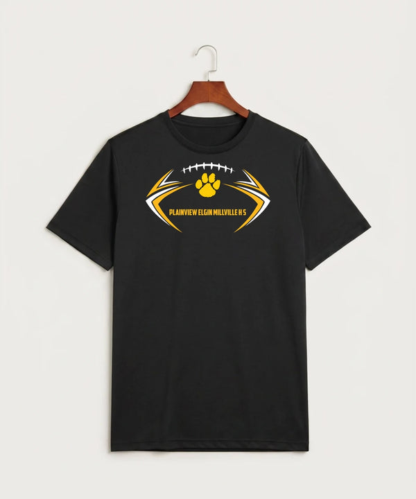 Plainview Elgin Millville H S Football (Boys) - Black Sport-Tek PosiCharge Competitor Tee. ST350