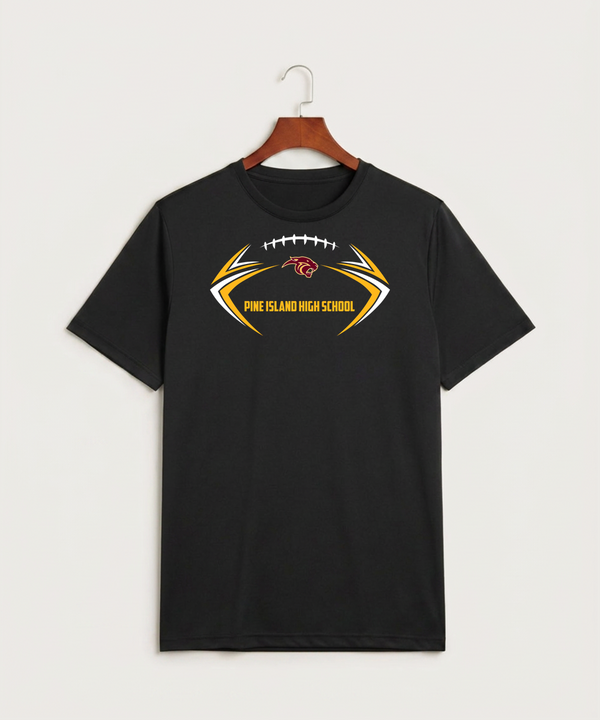 Pine Island High School Football (Boys) - Black Sport-Tek PosiCharge Competitor Tee. ST350