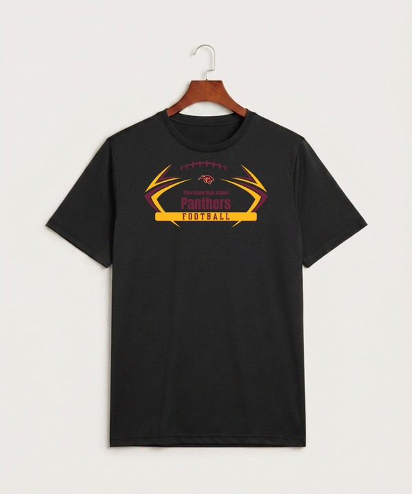 Pine Island High School Football (Boys) - Black Sport-Tek PosiCharge Competitor Tee. ST350