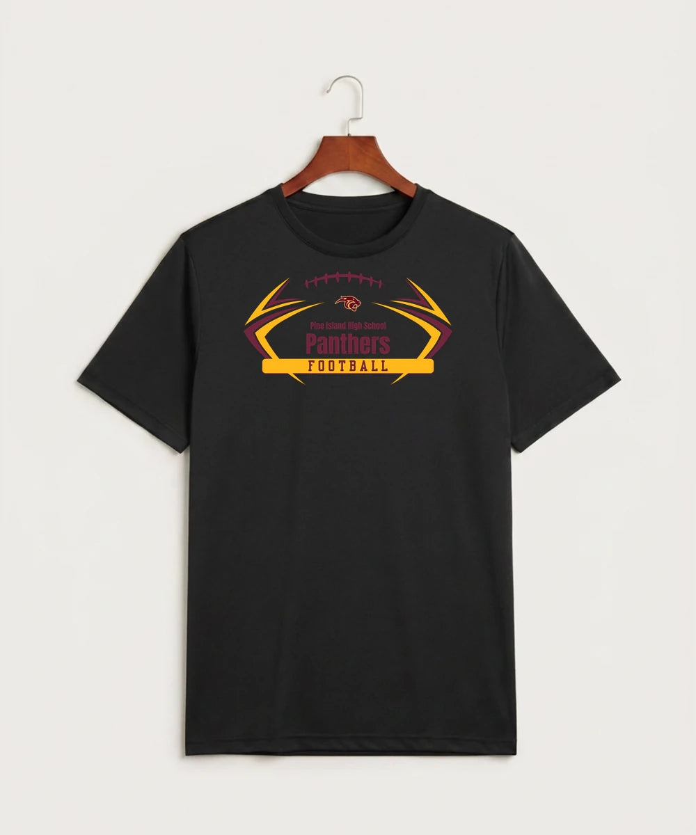 Pine Island High School Football (Boys) - Black Sport-Tek PosiCharge Competitor Tee. ST350