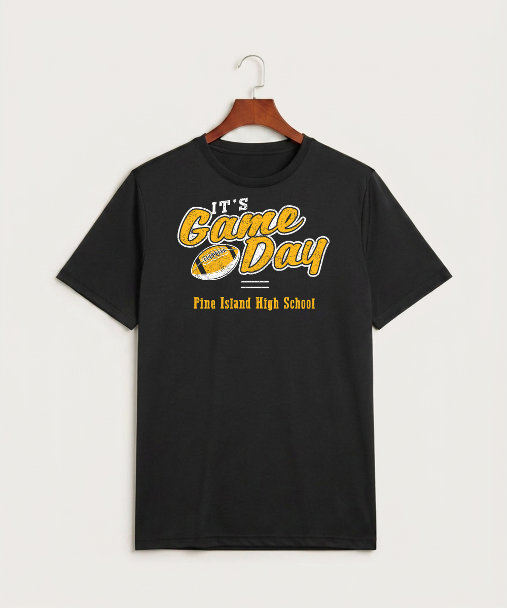 Pine Island High School Football (Boys) - Black Sport-Tek PosiCharge Competitor Tee. ST350
