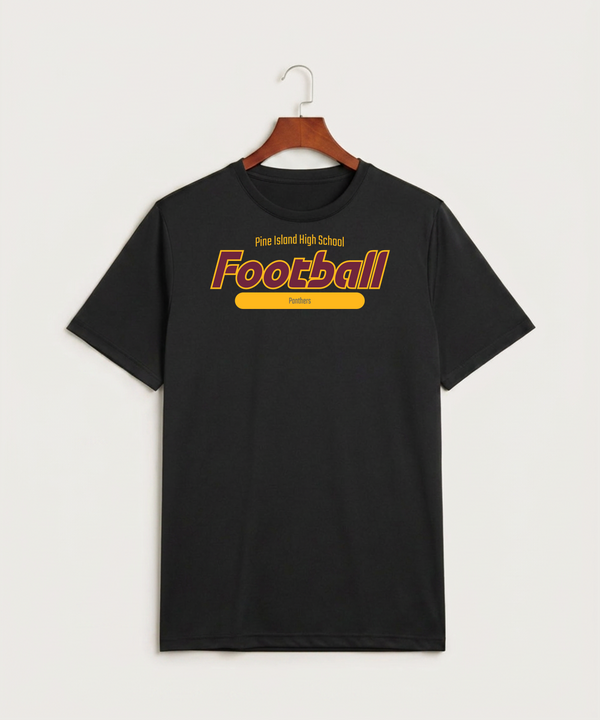 Pine Island High School Football (Boys) - Black Sport-Tek PosiCharge Competitor Tee. ST350