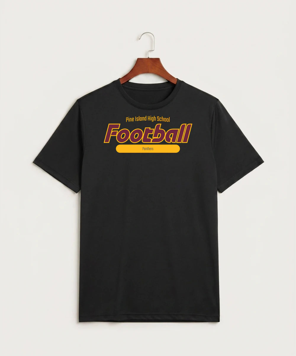Pine Island High School Football (Boys) - Black Sport-Tek PosiCharge Competitor Tee. ST350