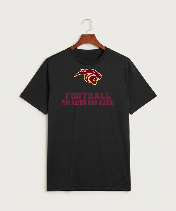 Pine Island High School Football (Boys) - Black Sport-Tek PosiCharge Competitor Tee. ST350