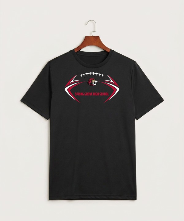 Spring Grove High School Football (Boys) - Black Sport-Tek PosiCharge Competitor Tee. ST350