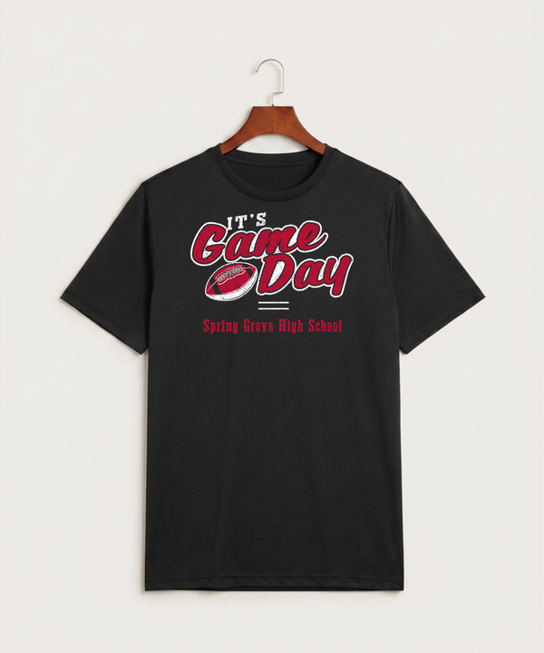 Spring Grove High School Football (Boys) - Black Sport-Tek PosiCharge Competitor Tee. ST350