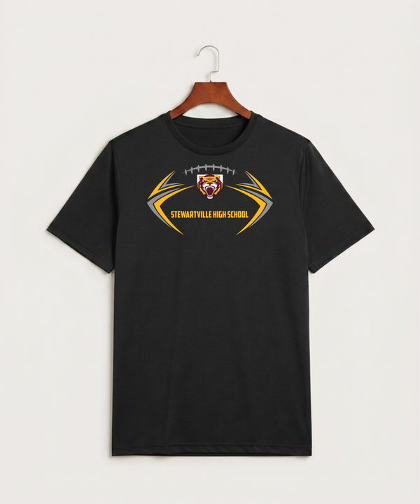 Stewartville High School Football (Boys) - Black Sport-Tek PosiCharge Competitor Tee. ST350
