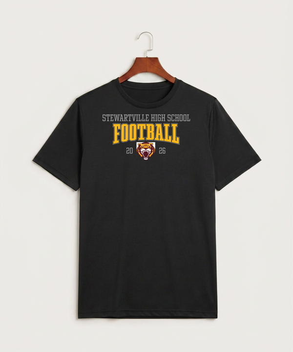 Stewartville High School Football (Boys) - Black Sport-Tek PosiCharge Competitor Tee. ST350