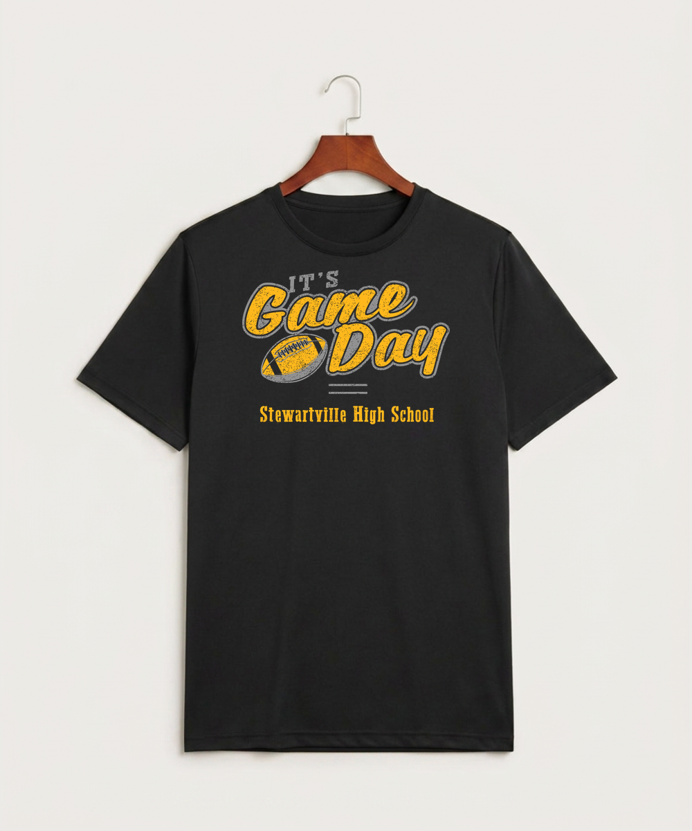 Stewartville High School Football (Boys) - Black Sport-Tek PosiCharge Competitor Tee. ST350