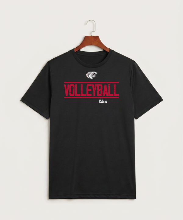 Triton High School Volleyball (Girls) - Black Sport-Tek PosiCharge Competitor Tee. ST350