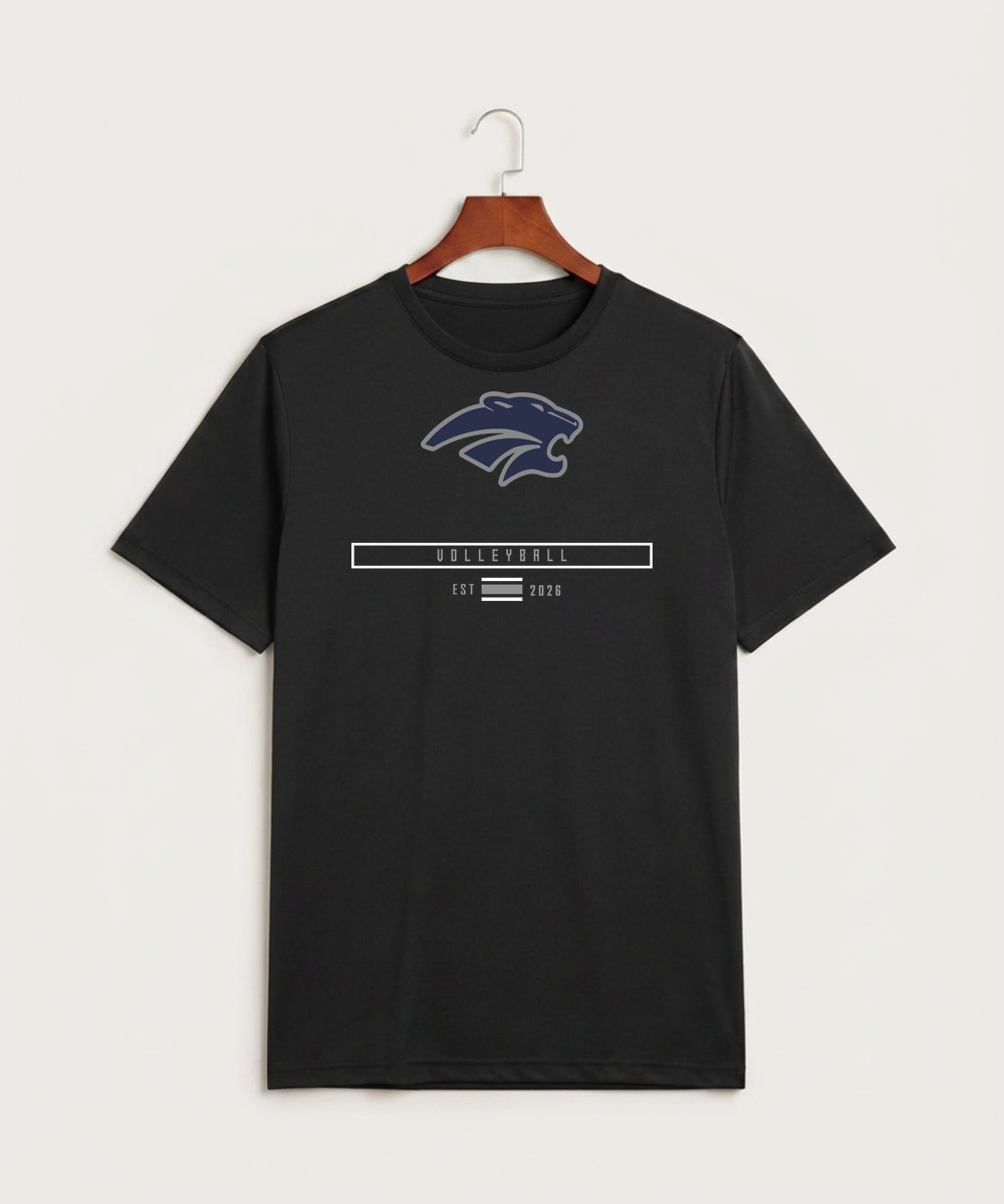 Zumbrota Mazeppa High School Volleyball (Girls) - Black Sport-Tek PosiCharge Competitor Tee. ST350