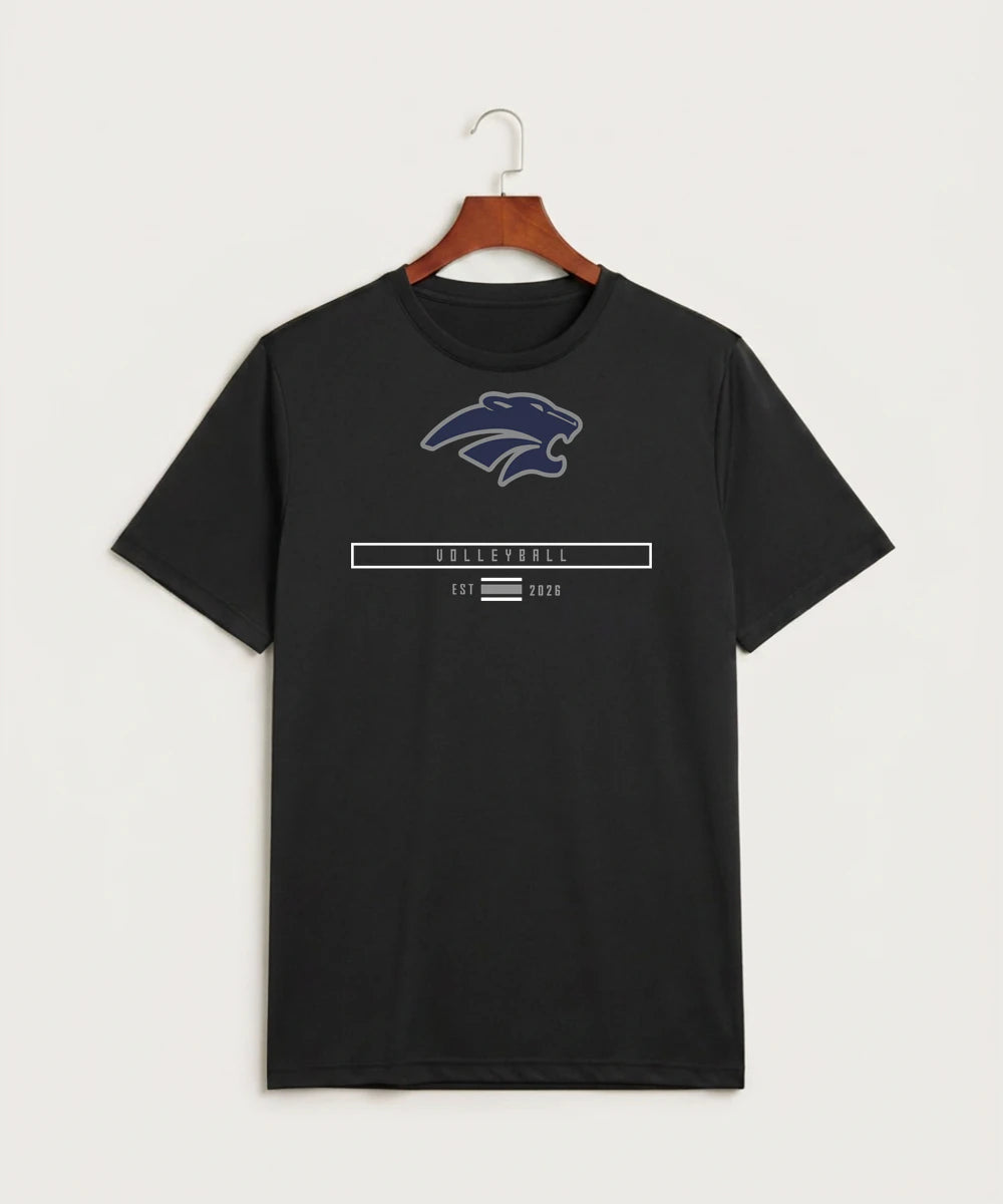 Zumbrota Mazeppa High School Volleyball (Girls) - Black Sport-Tek PosiCharge Competitor Tee. ST350