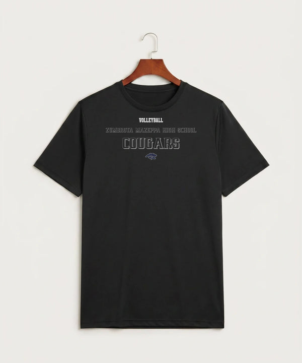 Zumbrota Mazeppa High School Volleyball (Girls) - Black Sport-Tek PosiCharge Competitor Tee. ST350