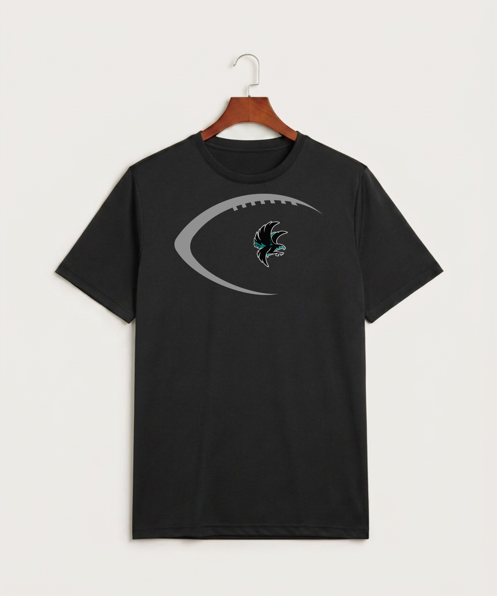 Alden-Conger-Glenville Emmons High School Football (Boys) - Black Sport-Tek PosiCharge Competitor Tee. ST350