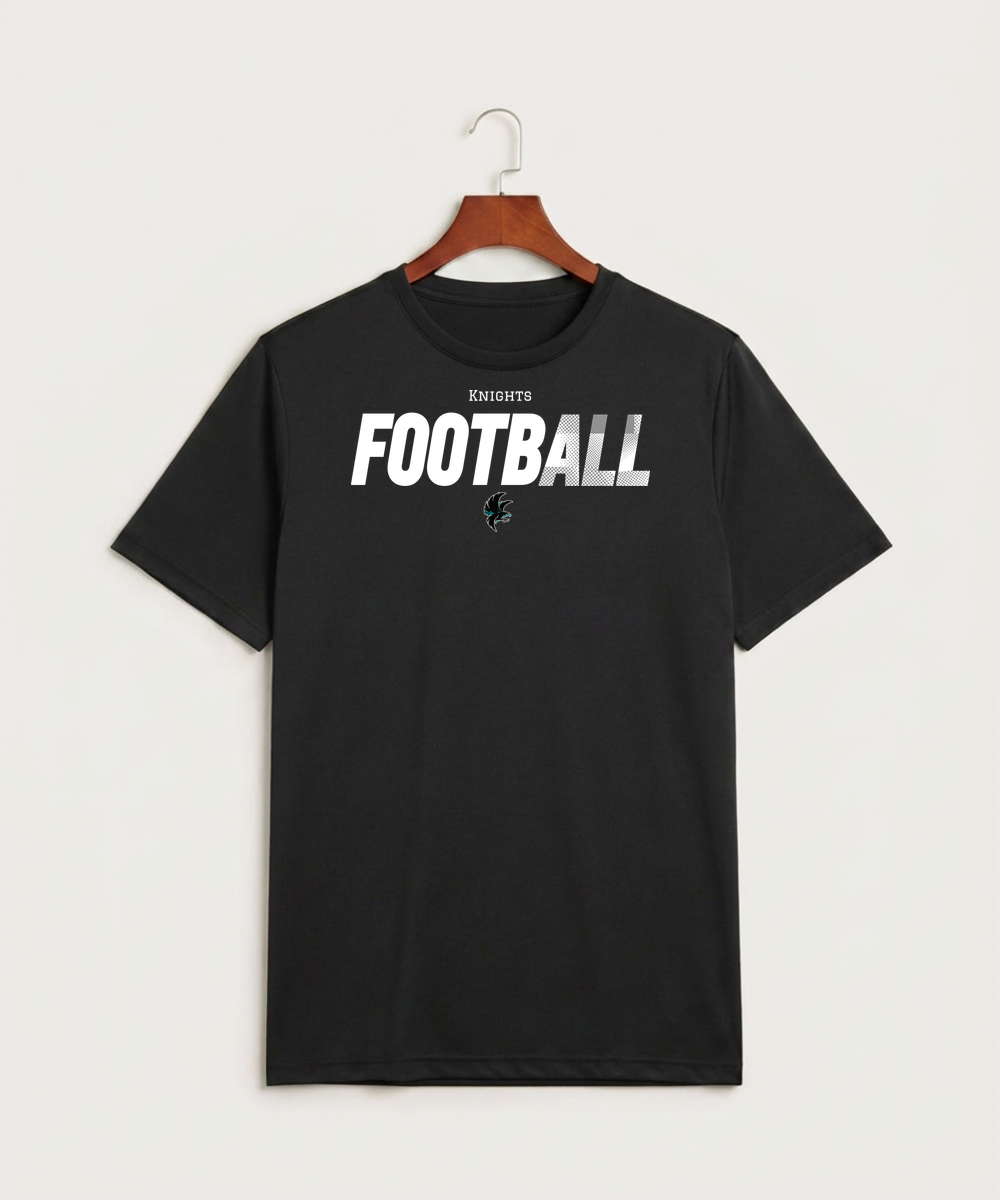 Alden-Conger-Glenville Emmons High School Football (Boys) - Black Sport-Tek PosiCharge Competitor Tee. ST350