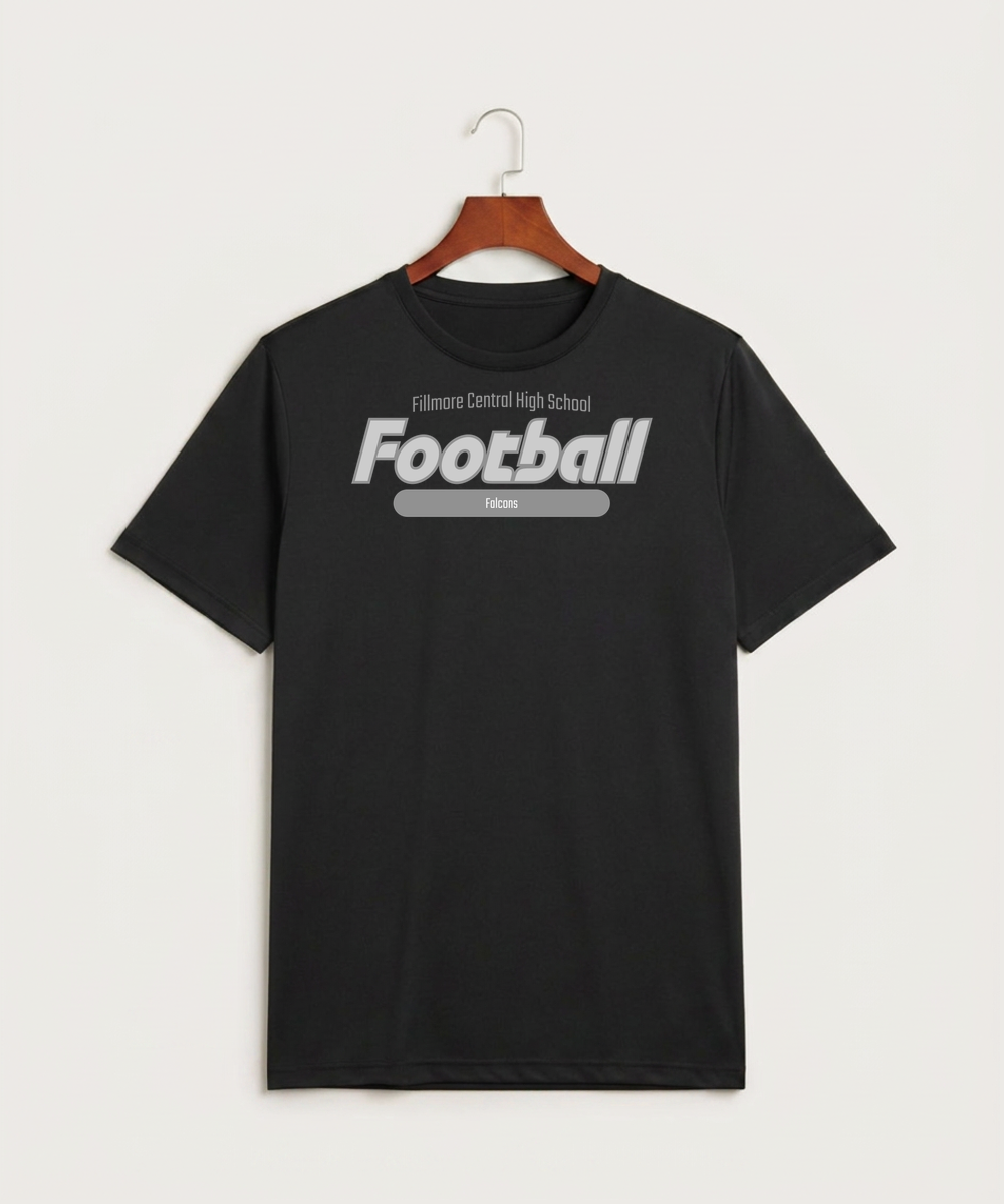 Fillmore Central High School Football (Boys) - Black Sport-Tek PosiCharge Competitor Tee. ST350